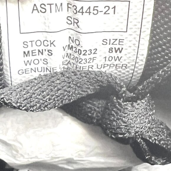 10W 10 WIDE WIDTH Volcom Composite Toe Wedge Sole Metal Free Work Shoe VM30232 - Picture 13 of 15